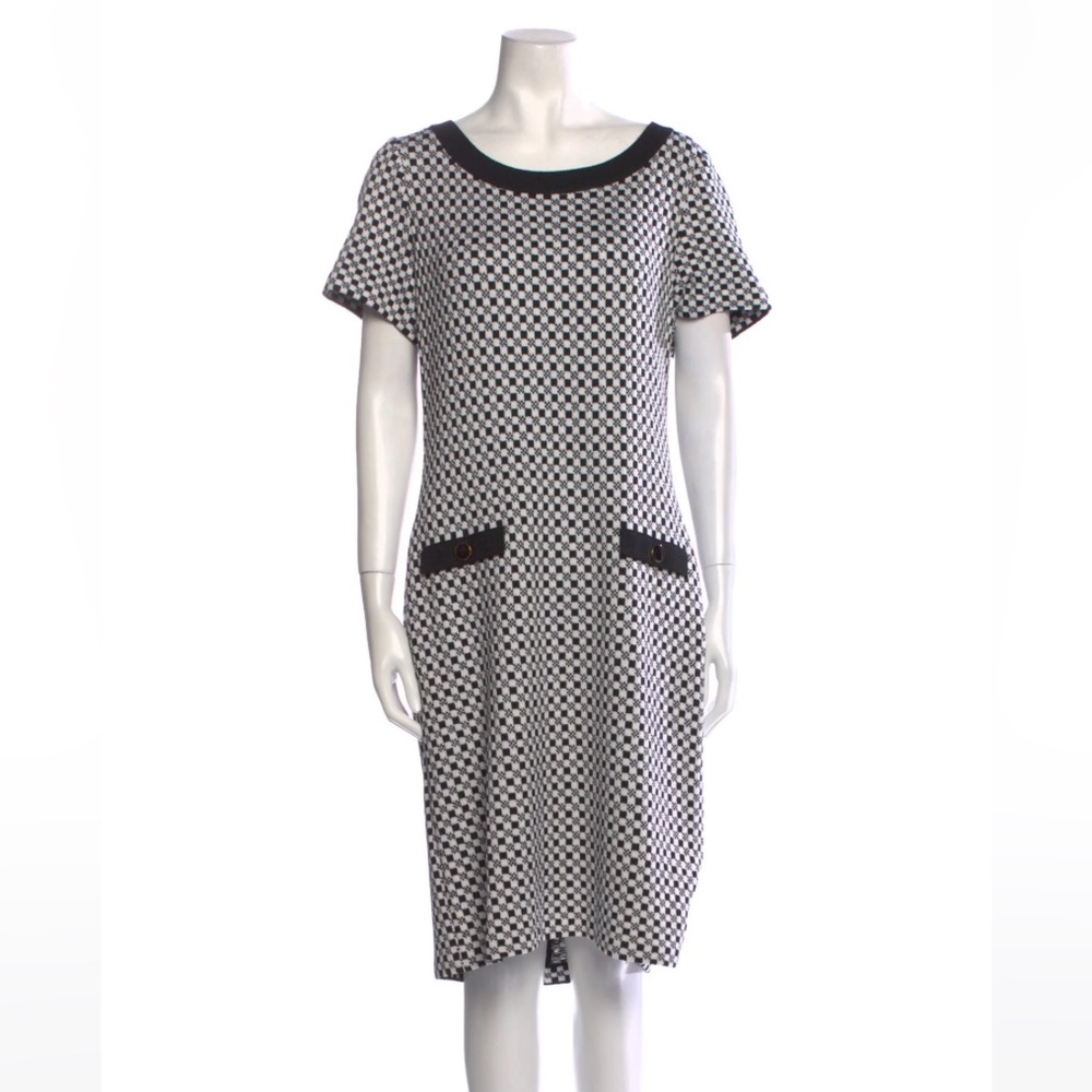 St. John plaid dress